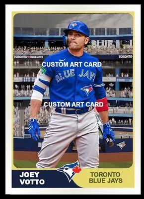 Toronto Blue Jays Joey Votto Custom ACEO Art Baseball Card Blank Back • $6.40