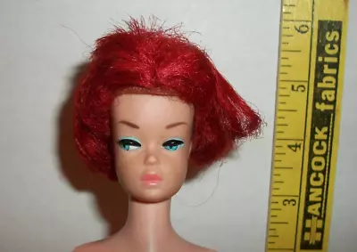 Vintage Barbie Color Magic Ruby Red Wig Only 1967 American Girl X-5 Tlc 4 Repair • $21.59