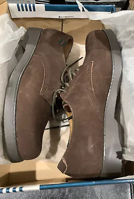 $35 • Buy Willits Leather Uniform Shoes Solid Brown Saddle Lace Up Honor Roll Size 6.5