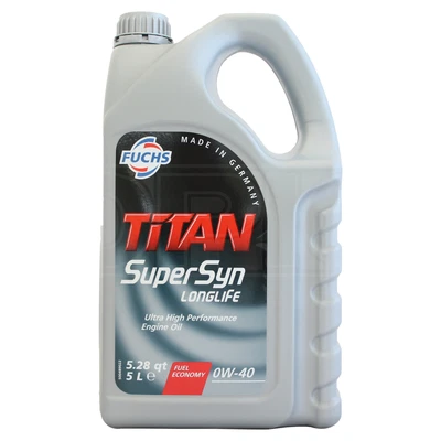 £43.99 • Buy Fuchs Titan Supersyn Longlife 0W-40 0W40 High Performance Engine Oil 5 Litre 5L