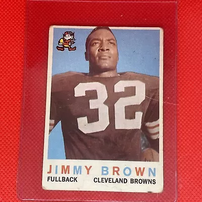 1959 Topps #10 Jim Brown Cleveland Browns Original • $20.50