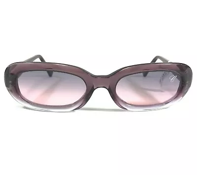 £123 • Buy Chopard Sunglasses C 560/00 V 6065 Purple Round Frames With Pink Purple Lenses