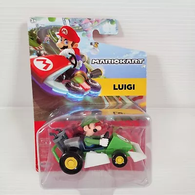 Mario Kart - LUIGI Figure & Race Car Standard Kart - Brand New  • $15