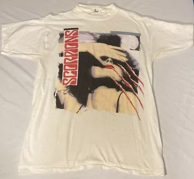 1988 Scorpions Tour 2 Sided 80s Vintage Music 100% Cotton Shirt S-3XL • $20.99