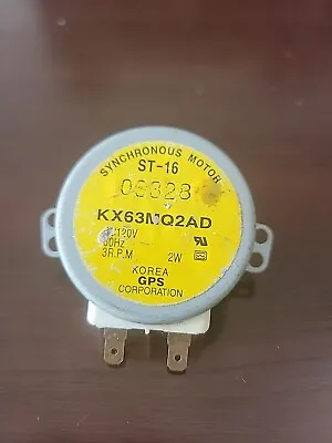Microwave Synchronous Kenmore TURNTABLE Motor  ST-16F KX63MRAA 3RPM KX63MQ2AD OE • $9.99