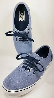 Vans Chukka Low Denim Native White Women's 9.5 Men's 8 Skate Shoes Sneakers Tb4r • £24.39