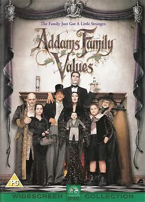 Addams Family Values - Anjelica Huston Raul Julia - NEW Region 2 DVD • £3.88