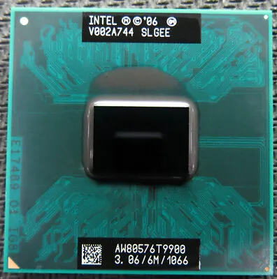 Intel Core 2 Duo Mobile T9900 SLGEE 3.06 GHz 6MB 1066MHz Processor Dual-Core CPU • $27.99