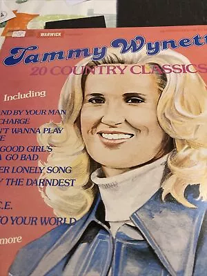 Tammy Wynette – 20 Country Classics – 12   Vinyl LP Album  • £2