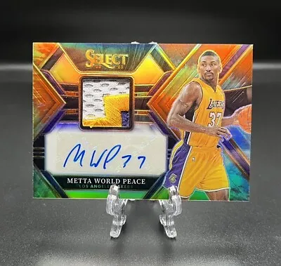 2022 Select Basketball Metta World Peace Tie-dye Rpa /25 Lakers Am-mwp • $109.99