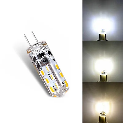 Mini G4 LED Light Bulb 2W 12V 220V 3014 SMD Silicone Lamp Replace 20W Halogen Oq • £1.19