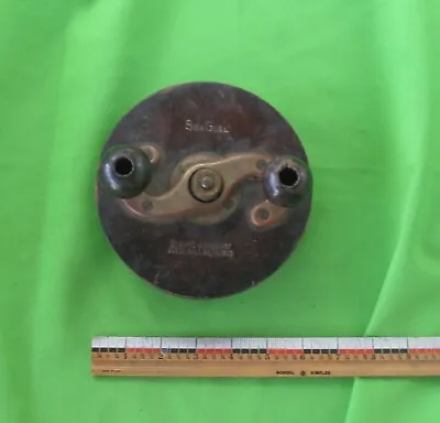 Vintage Large SeaGull Mahogany Wood Brass Fishing Reel  • $85