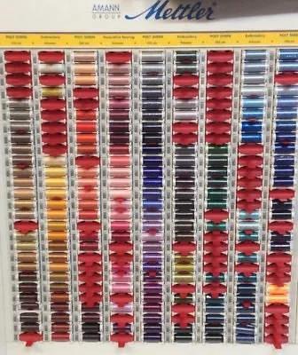 Amann Group Mettler Poly Sheen-40w Art 3406- 220 Yds-many Choices- By The Spool • $6