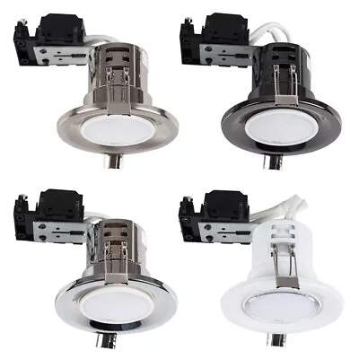 Pack Of 30 Downlights Fire Rated Recessed GU10 Ceiling Spotlights Downlighters • £89.99