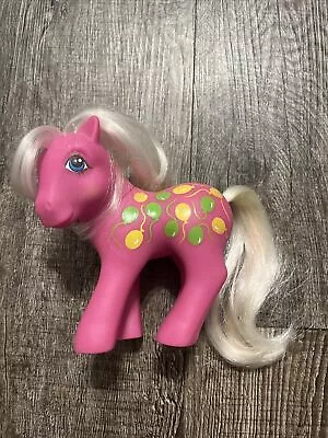 Vintage 1987 My Little Pony MLP Twice As Fancy Up Up & Away Pink Balloons Hasbro • $8.96