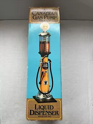 Vintage Mini Canadian Gas Pump Beer Liquid Liquor Dispenser 1986 Mancave Bar New • $84.46