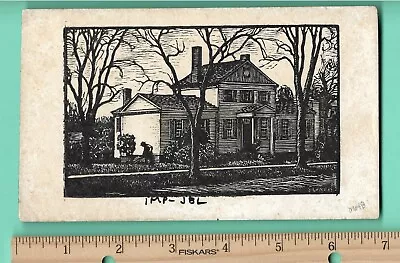 Authentic Print     Dinwiddie- Saunders House    Jj Lankes (1884-1960) • $12.95