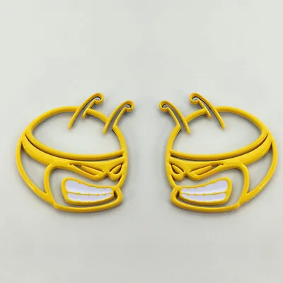 Angry Bee Fender Emblem Badges W Teeth Compatible W Charger Challenger Scat Pack • $19.99