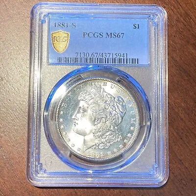 1881 S Morgan Silver Dollar PCGS MS 67 Beautiful!! • $999.99
