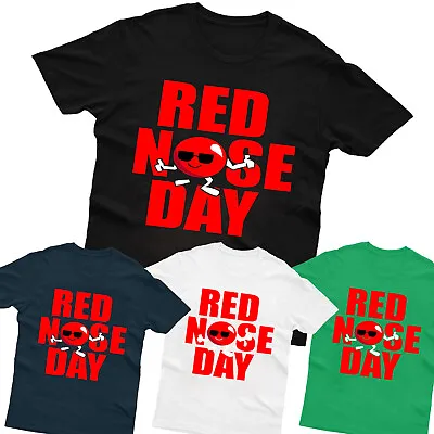New Kids Happy Red Nose Day 2024 Funny Charity Comic Relief T-Shirt Top • £7.99