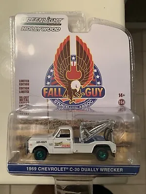 $21.99 • Buy Greenlight Hollywood Fall Guy Chevrolet C-30 Dually Wrecker Green Machine Chase