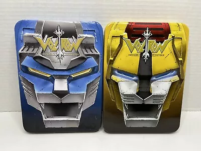 Voltron: Defender Of The Universe Collections 1 2 Blue & Yellow Lions Tin DVDs • $22