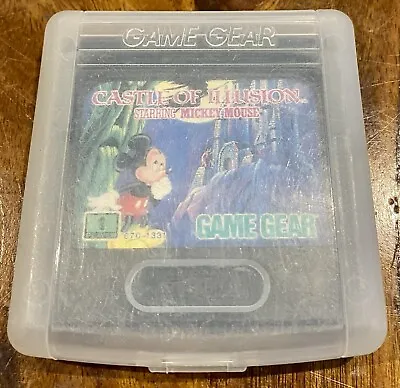 Castle Of Illusion Starring Mickey Mouse (cart & Case) (Eng Ver.) SEGA GAME GEAR • $45