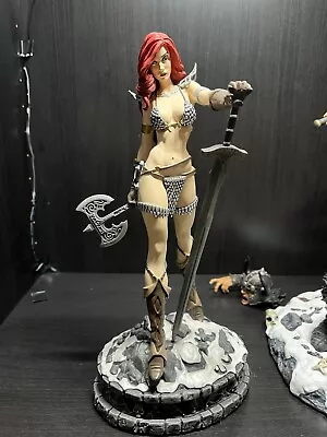 Women Of Dynamite Red Sonja Statue J. Scott Campbell 534/1000 Color Edition • $235