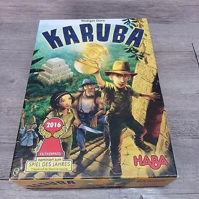 Karuba Board Game  Family Race Strategy Tile Puzzle Rudiger Dorn & Haba COMPLETE • $30