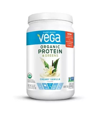Vega Organic Protein And Greens Powder Vanilla 26 Servings 2.2 Pounds • $29.99