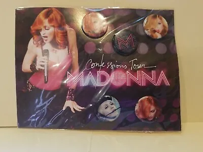 Madonna Sealed Confessions Tour Pin Set Boy Toy 2006 Badges • $29