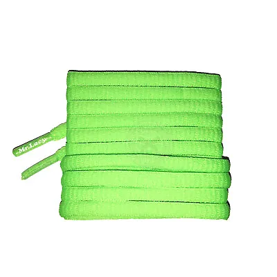 Mr Lacy Runnies - Neon Green Hydrophobic Running Shoelaces (120cm Length) • £5.99