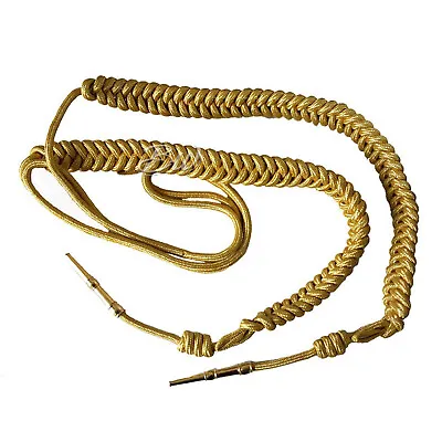 Gold Leading Officers Aiguillette Ceremonial Dress Shoulder Cord Military - BWS • $32