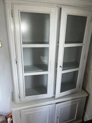 £125 • Buy Laura Ashley Kitchen Double Display Cabinet - With Glazed Doors - Provencale