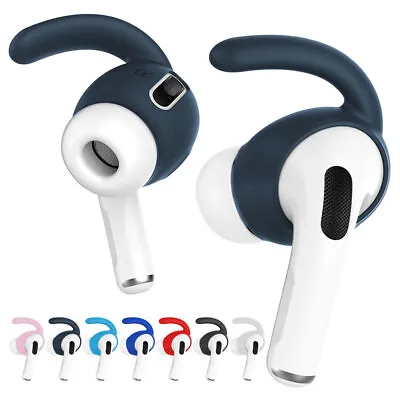 $6.88 • Buy For Apple AirPods Pro Silicone Ear Hooks Anti-Fall AirPods Earbuds 1/2/3 Pairs