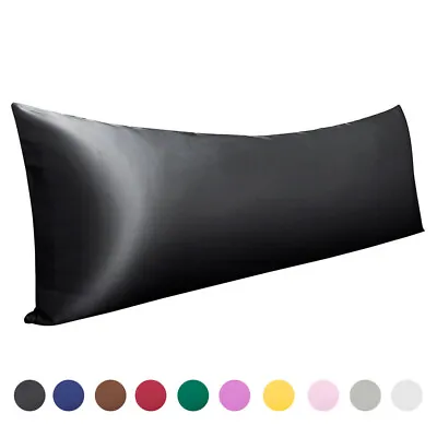 Satin Silk Body Pillow Case Luxurious Premium Quality Body Pillow Cover 20 X54  • $11.99