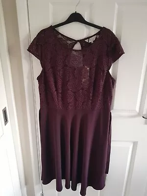 Ladies Mulberry Dress Size 18 Billie & Blossom • £21