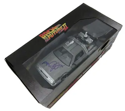 Michael J Fox Signed Delorean Diecast Car Back To Future  Beckett Wit 162932 • $599