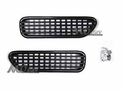 M3 STYLE Side Fender Grille Air Vent For BMW 92-98 E36 3-Series 318i 328i BLACK • $25