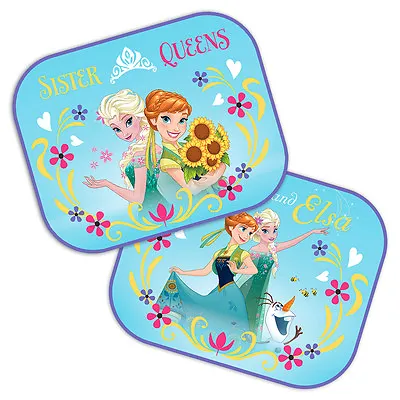 2 X Disney Frozen Car Sun Shade UV Baby Children Kids Window Visor 17 • £7.89