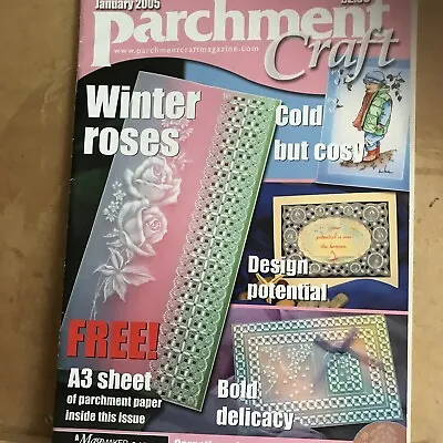 £1.50 • Buy Parchment Craft January2005 Magazine Plus 2 Sheets Of Parchment