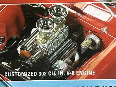 68 Chevy Camaro SB ENGINE Blower Gasser HOT ROD 1:25 AMT Search LBR Model Parts • $6.90