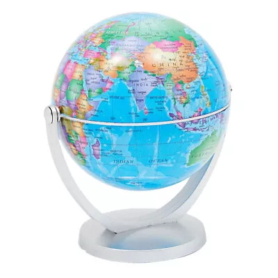 4.7'' WORLD GLOBE EARTH Map Rotating Geography Ocean Classroom Learning Desktop# • $13.68