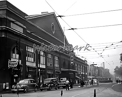 NHL 1945 Montreal Forum Outside View Montreal Canadiens 8 X 10 Photo Picture • $5.99