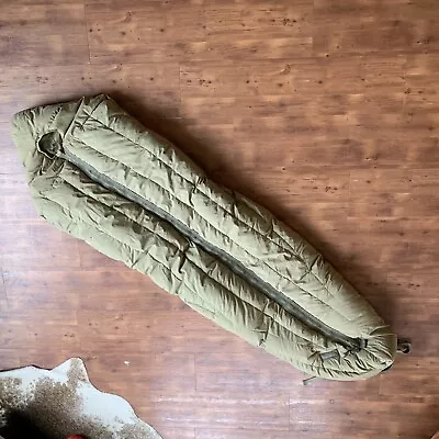 Vintage US Army M-1949 Feather Filled Mountain Regular Sleeping Bag Military • $95.40