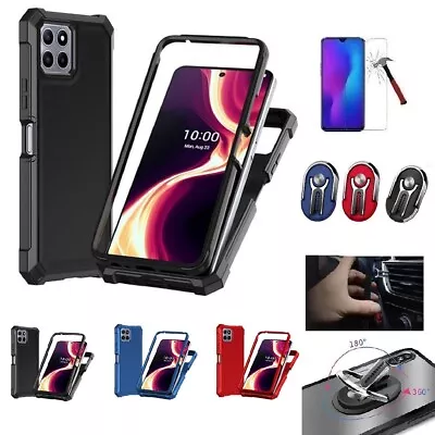 For Boost Celero 5G Plus 2023 Full Body TPU Cover Case + Ring/ Tempered Glass • $13.95