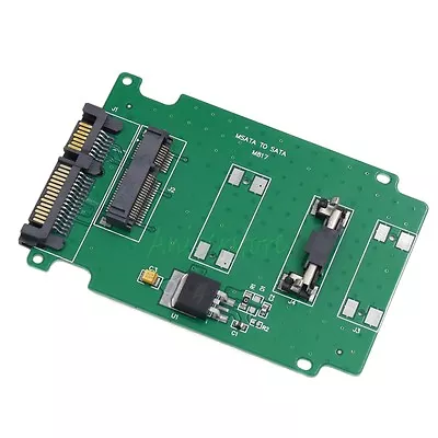 MSATA Mini PCI-e SSD Hard Drive To 2.5  SATA Adapter Converter 50mm Interface • $7.99