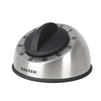 Salter 60 Minute Mechanical Kitchen Timer – Reliable Food Cooking Time Analogue • £13.99