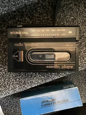 International RC-18 AM Radio Cassette Player New In Box Walkman With Radio • £3.88