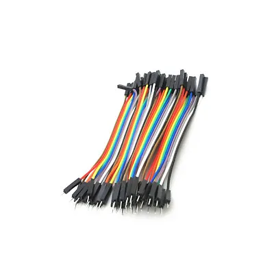 40PCS Dupont 10CM Male To Female Jumper Wire Ribbon Cable For Arduino NEW • $1.99